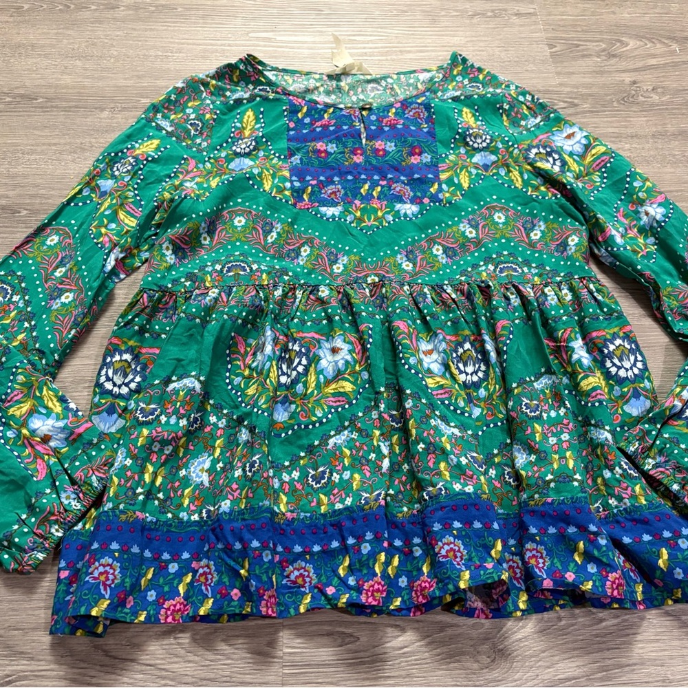 Matilda Jane Green and Blue Floral Dress